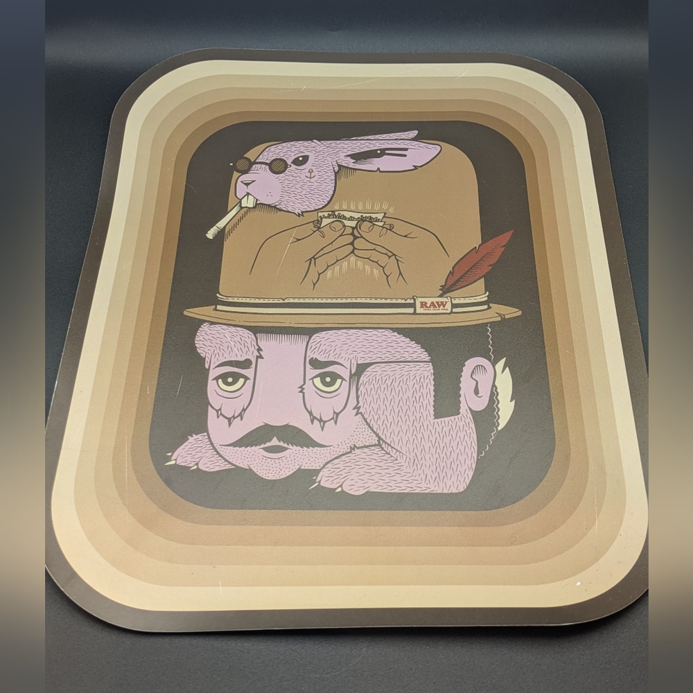 RAW Artist Series Rolling Tray Cover Jeremy Fish Limited Edition Magnetic Art